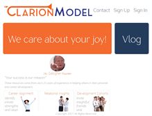 Tablet Screenshot of clarionmodel.com